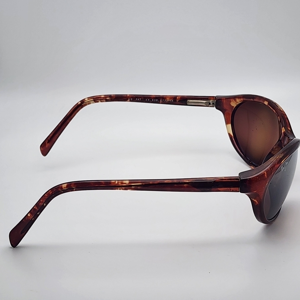 Maui Jim Polarized Tortoiseshell Sunglasses & Case - Picture 7 of 10